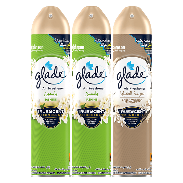 معطر جو بالياسمين مع معطر جو بالفانيليا